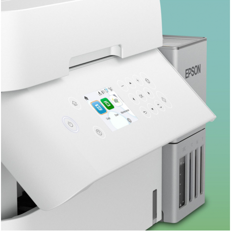 EPSON EcoTank L6376 Λευκός πολυλειτουργικός εκτυπωτής A4 με δοχεία μελανιού και Wi-Fi EPSON EcoTank L6376 Λευκός πολυλειτουργικός εκτυπωτής A4 με δοχεία μελανιού και Wi-Fi